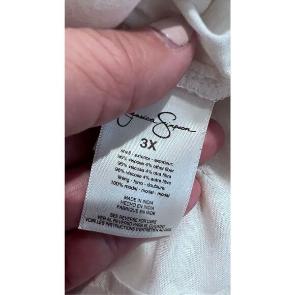 JESSICA SIMPSON WRAP DRESS GAUZE MATERIAL WOMENS SZ 3XL NEW P1-203 - Picture 12 of 12